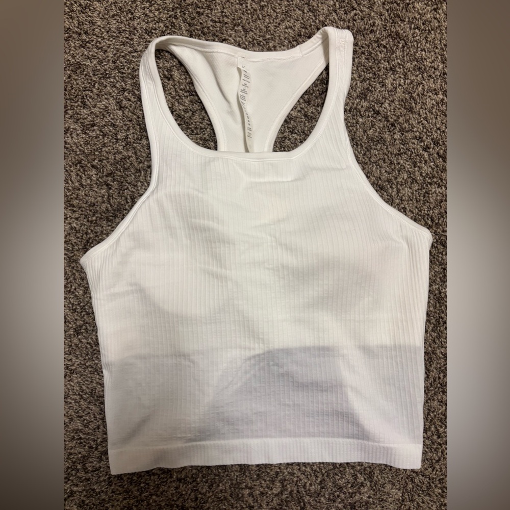 Women’s Lululemon Ebb To Street Cropped Racerback Tank - Size 12